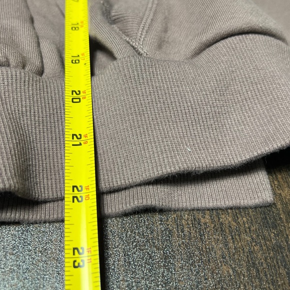 Athleta Moonrise Open Fly Away Split Back Hoodie Sweatshirt XS Rose Brown Mauve - Picture 8 of 8